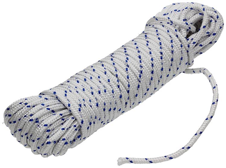 Mack 1014932 - plecionka pp biało niebieska linka 5mm 20m | 5 sztuk