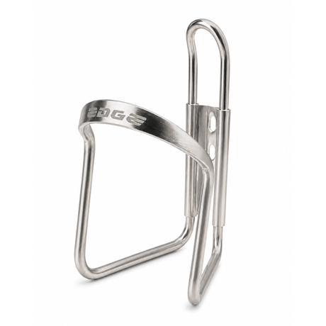 Aluminiowy koszyk na bidon Edge - srebrny