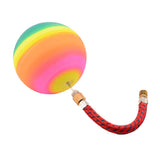 Tęczowe kulki Johntoy 3 sztuki w siatce. 8cm. 3+