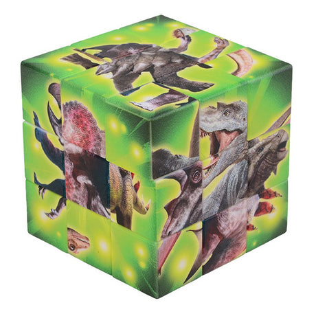 Kostka puzzli mózgowej Johntoy Dinosaurus