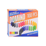 Kolorowe domino Johntoy, 100 szt.