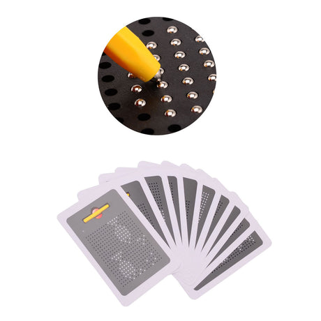 Tablica kreślarska z kulkami magnetycznymi. 3+