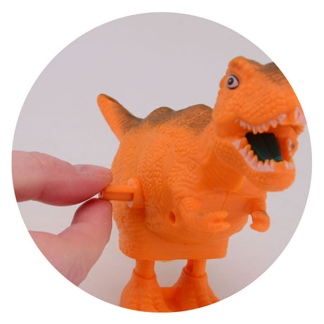 Nakręcanie Johntoy'a spacerującego z T-Rexem