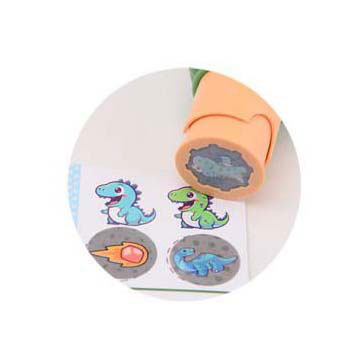 Stempel z naklejkami z dinozaurem Johntoy