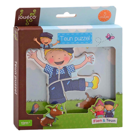 Johntoy jouã©coâ® - fien teun drewniane puzzle teun 5 elementów