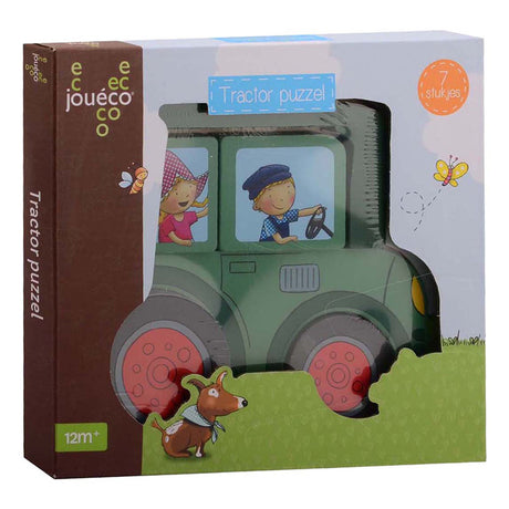 Puzzle z traktorem Johntoy fien teun. 2+