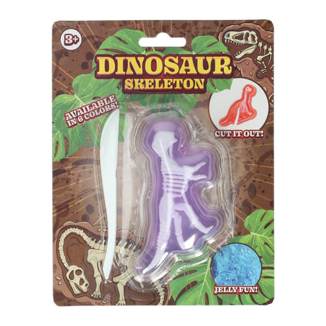 Johntoy wyciął szkielet dinozaura ze śluzu