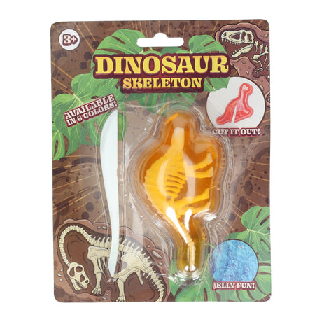 Johntoy wyciął szkielet dinozaura ze śluzu
