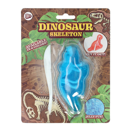 Johntoy wyciął szkielet dinozaura ze śluzu