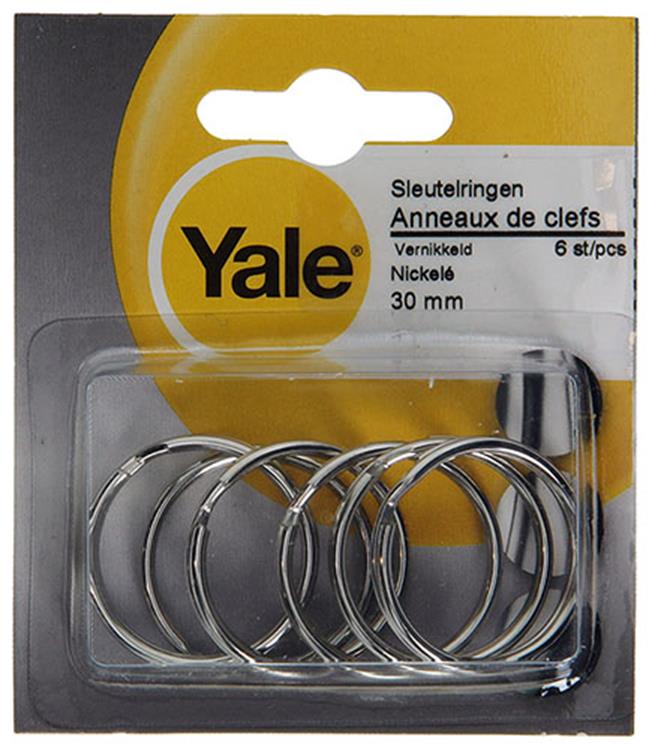Yale 1019227 - 6 breloków 30mm | 10 sztuk