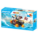 Playmobil | zabawne gwiazdy | Rasendes łódź piracka | zabawka od 4 lat | prezent dla dzieci | Autko | z funkcją strzelania rückzugmotor | 71717