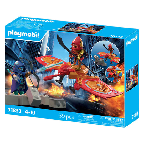 Dron bohatera Playmobil przeciwko ninja - 71833