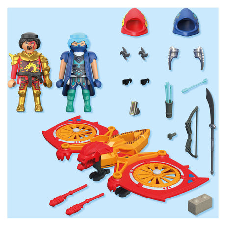 Dron bohatera Playmobil przeciwko ninja - 71833