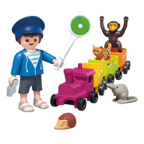 Wycieczka małą lokomotywą ze zwierzętami Playmobil - 71951