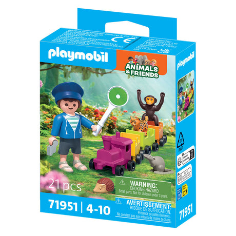 Wycieczka małą lokomotywą ze zwierzętami Playmobil - 71951