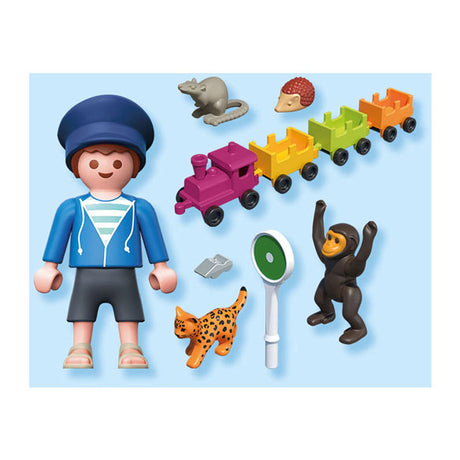 Wycieczka małą lokomotywą ze zwierzętami Playmobil - 71951