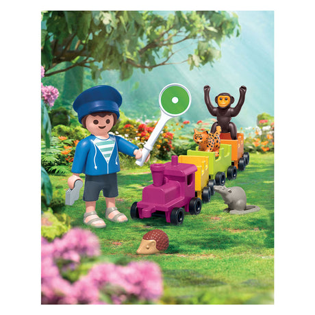Wycieczka małą lokomotywą ze zwierzętami Playmobil - 71951