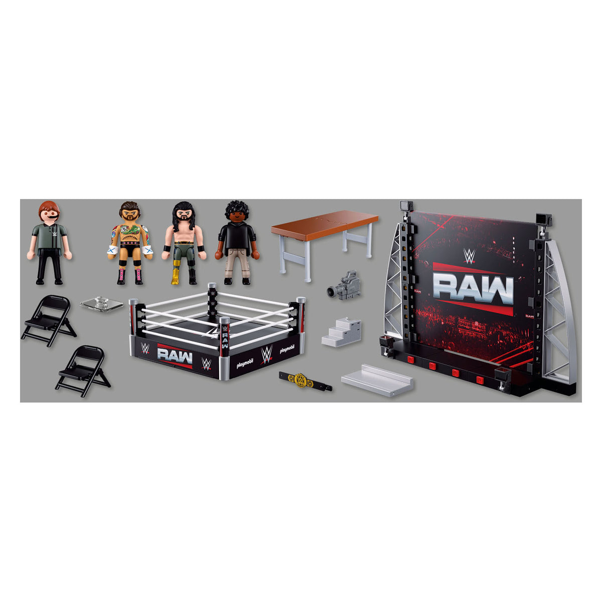 Playmobil wwe raw ring verzamelaarsset - 71956