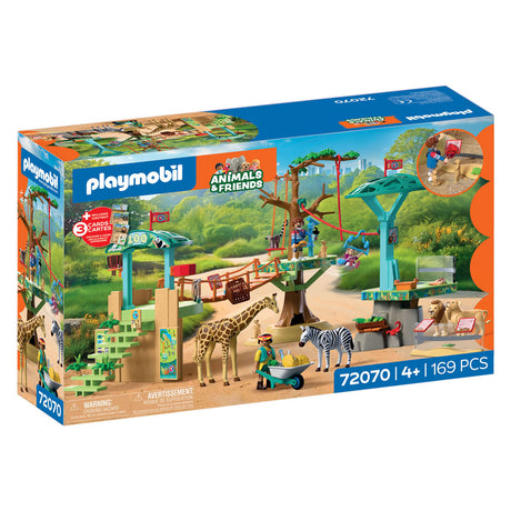 Playmobil animals friends dierentuin wildernis klimpark - 72070