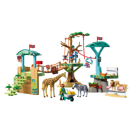 Playmobil animals friends dierentuin wildernis klimpark - 72070