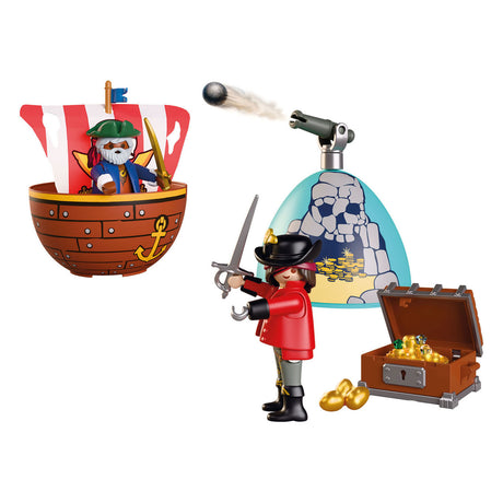 Playmobil – 72100 – piraten speelset – 2-in-1 schatei