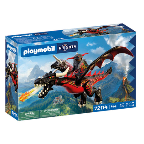 Playmobil knights zwarte draak - 72114