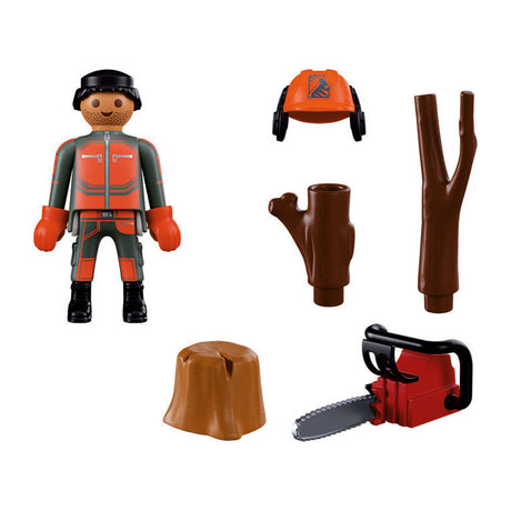 Playmobil specials houthakker met kettingzaag - 72150