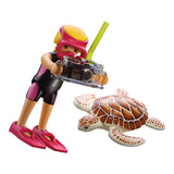 Playmobil specials duiker met schildpad - 72151