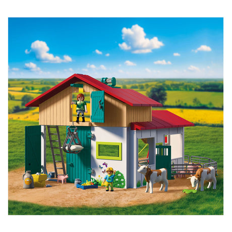 Playmobil country boerderij speelset met dieren en accessoires.