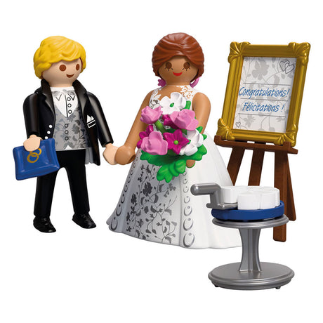 Playmobil bruiloft speelfiguur set - romantisch rollenspel cadeau.