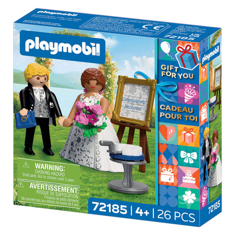 Playmobil bruiloft speelfiguur set - romantisch rollenspel cadeau.