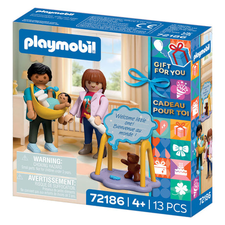 Playmobil geboorte speelset - baby familie cadeau set.