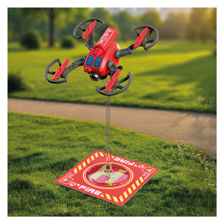 Playmobil city action brandweer blusdrone speelgoed met waterkanon.