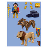 Playmobil knights leeuw met gouden ridder - 72212