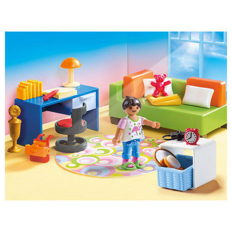 Pokój dziecięcy Playmobil domek dla lalek z rozkładaną sofą - 70209