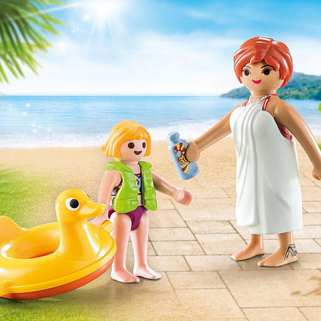 Playmobil rodzinny dwupak do zabawy w parku wodnym - 70690