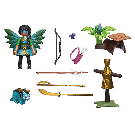 Zestaw startowy Playmobil Ayuma Rycerz Wróżka z szopem - 70905