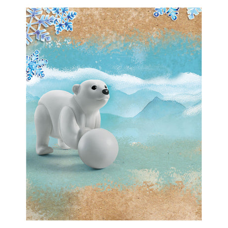 Playmobil Wiltopia mały miś polarny - 71073