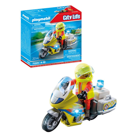 Playmobil 71205 motocykl awaryjny z migającym światłem