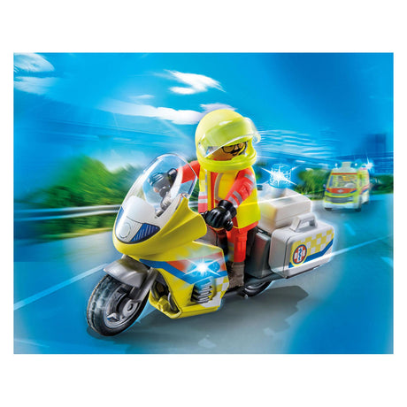 Playmobil 71205 motocykl awaryjny z migającym światłem