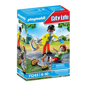 Playmobil City Life Nurse z pacjentem 71245
