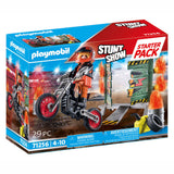 Silnik kaskaderski Playmobil Starterpack z ścianą ognia 71256