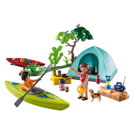 Playmobil 71425 rodzinny kemping na świeżym powietrzu