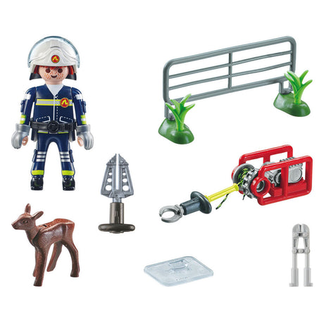 Playmobil Action Heroes Ochrona zwierząt Brygada strażacka - 71467