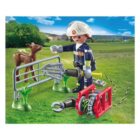 Playmobil Action Heroes Ochrona zwierząt Brygada strażacka - 71467