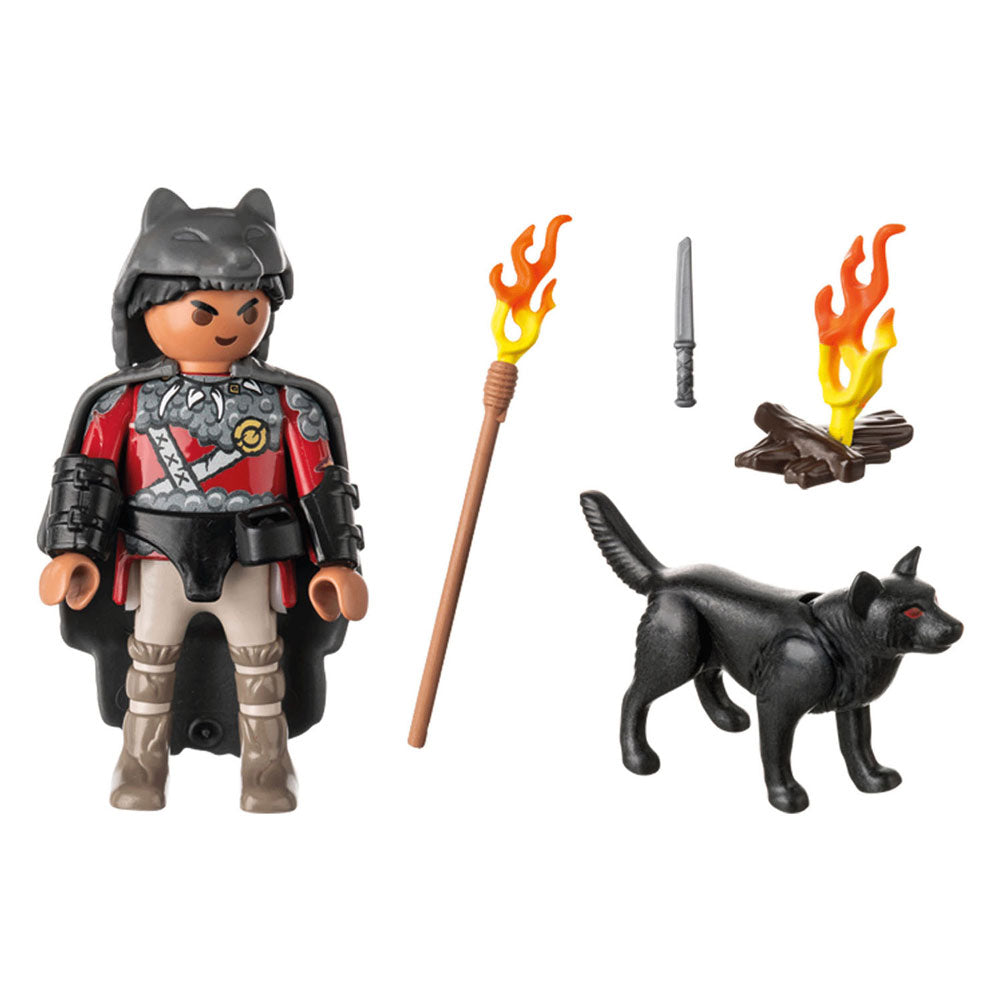 Playmobil Specials Krijger with Wolf 71482