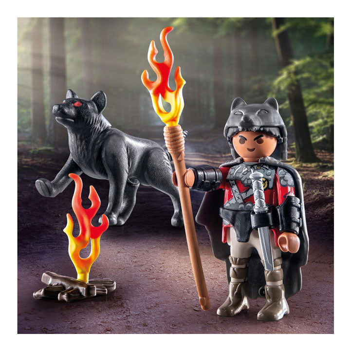 Playmobil Specials Krijger with Wolf 71482