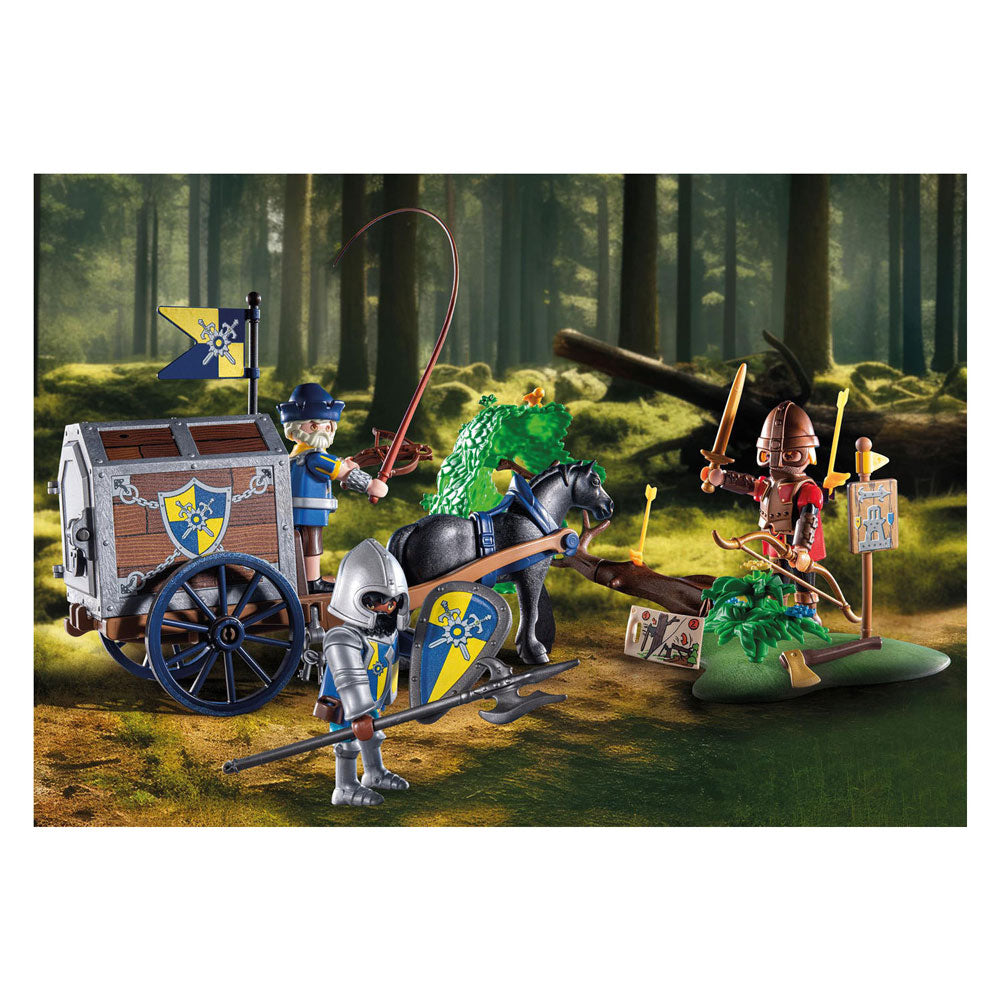 Playmobil Novelmore Rabubry w samochodzie transportowym - 71484