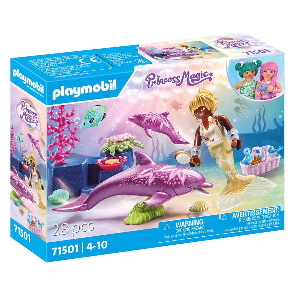 Playmobil Princess Magic Syrenga z delfinami - 71501