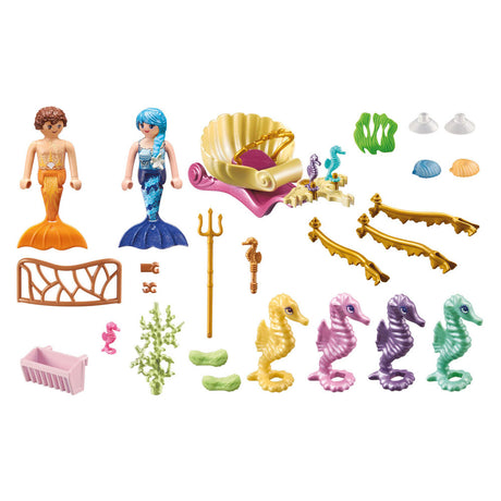 Playmobil Princess Mermaid Sea Headeer Powóz